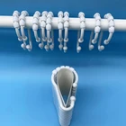 Curtain Hook Curtain Rolling Open Glide Ring Curtain Accessories Hook For Bathroom