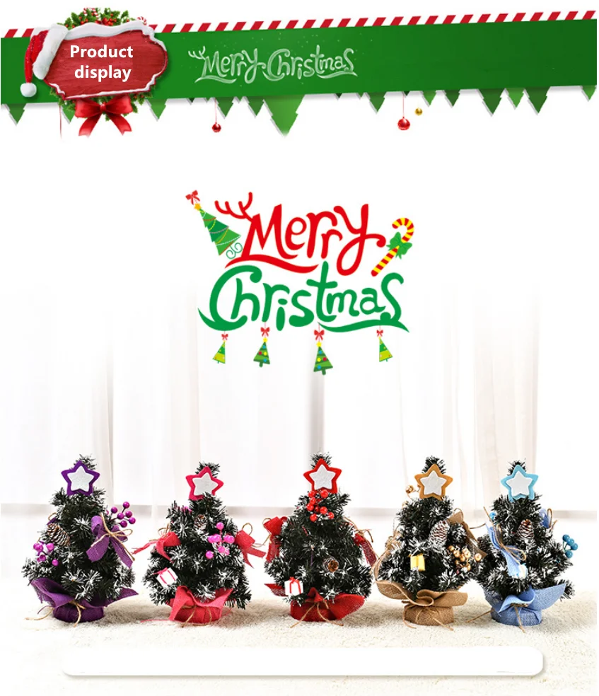 christmas tree table decoration gift tree mini christmas tree