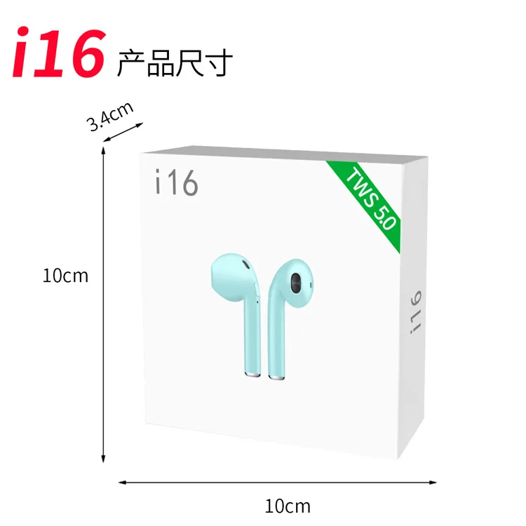 wholesale TWS I16S Wireless Earphones with Charging Box i7s i9 i10 i11 i12 i16 i17 High Quality TWS Sport Bluetooth Earbuds - ANKUX.COM