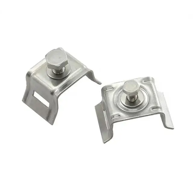 Stainless Steel Sign Mounting Brackets Flared Leg Stainless Steel