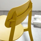 comfortable Restaurant furniture modern cheap stackable plastic dining room chair