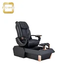 nail salon furniture wholesale pedicure manicure chair with foot spa basin