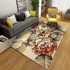 Popular in Malaysia Livingroom Decorations Home Center Carpet Flower Shaped 3d Rug