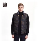 New quilted reversible winter sleeveless coat fashion puffer mens vest