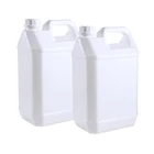 Empty 1 gallon liquid packaging container plastic square barrel jerry can