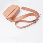 Genuine Leather Genuine Leather Square Mini Top Handle Shoulder Handbag For Lady Crossbag