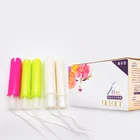 Applicator Disposable Sanitary Cotton Tampons For Women