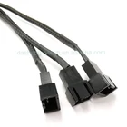 Motherboard Internal 3Pin Male to 3pin Female PWM Fan power Splitter Extension Cable