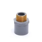 Customized Size Low price plumbing pipe brass and PVC insert insertion fitting