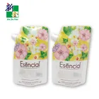Pouch For 100ml/250ml/500ml OEM Stand Up Pouch With Corner Spout For Liquid Detergent
