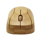 Eco-friendly bamboo cordless bluetooth mouse for laptop