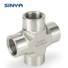 Instrumentation Pipe Fittings Female Cross 6000 Psi 1/2 NPT Female Stainless steel 316 Duplex Monel,Hastelloy 6 Mo