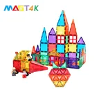 Food Grade ABS building blocks wholesale educational toy magnetic tiles set