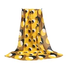 Multicolor long design spheric pattern pashmina scarf 100% polyester printing shawl