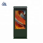 60 inch TFT LCD tv solar charging monitor with waste container outdoor display high quality of digital signage