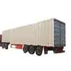 3 Axle Box Body Truck tractor Towing Cargo side semi trailer