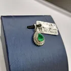 3.145-carat Bezel Set With Gold Silver And Jewelry Emerald And Diamond Wedding Rings