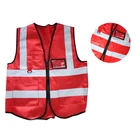 Black Vest Sales Vest Black Zipper Comfortable Outdoor Safty Vest
