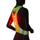 Outdoor Sports Vest Running Riding Fluorescent Safety Vest Reflective Vest