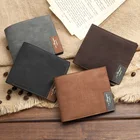 Wallet Mens Wallet 2020 New Retro Casual Multi-card Pocket Wallet Short Ultra-thin Men's Wallet