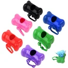 Eco friendly Bone Shaped Pet Waste Bag Holder Dog Poop Bag Holder Poop Bag Dispenser