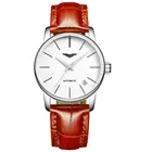 Swiss Movement Fashion Ladies Genuine Leather Wrist Watches