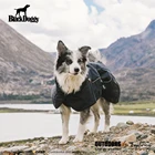 Blackdoggy large dog winter jacket with warm fur and waterproof material with polyester filling
