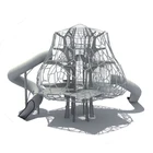 New product unique design stainless steel playground slide for sale slides the kids and preschool directly