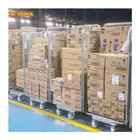 Factory price folding warehouse nestable steel storage metal wire mesh roll container rolltainer