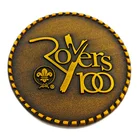 Customized gold plated antique metal challenge coin