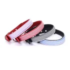 High quality pet collar cat dog Christmas flower grid light collar pet supplies from China FA Enterprise