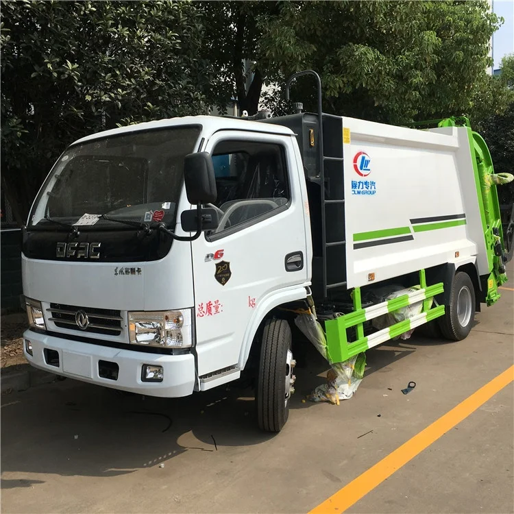 JAC Small Compression Garbage Trucks Waste Compactors with waste bin (21).jpg