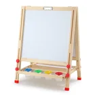 China Factory wooden kid Double-sided writing blackboard