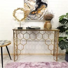 Luxury Classic Metal Legs Frame Glass Top Living Room Furniture Multifunction Coffee Table