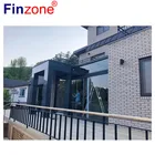 slide and fold slide and turn frameless folding glass curtain door shopfront glass entrance door and picture