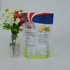 Custom heat seal plastic zip lock aluminum foil cookie packaging bag