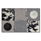 Custom front outdoor home carpet anti slip cheap entrance welcome door mat