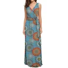 OEM Women Sleeveless Maxi Dress Casual Long Dresses Beach Dresses Bohemian Printed Dresses