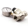 Lead-Free High Pressure Adjustable Water Pressure Reducing valve with gauge