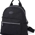 Custom Black Travel Soft Nylon School Bags Backpacks Female New Mini Backpack Women for Teenage Girls