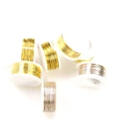 Non-tarnish 1.5mm 925 Silver Plated Gold 10M Copper Jewelry Making Wire Wholesale