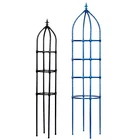 Garden Plant Garden Plant Support Garden 210cm PE Coated Metal Obelisk Climbing Plant Support Frame
