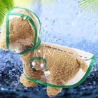 Dog rain coat transparent small animal raincoat transparent pvc raincoat