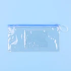 Cheap Transparent PVC Clear Cosmetic Bag Soft Convenient Travel Customized Makeup Bag Zipper Pouch