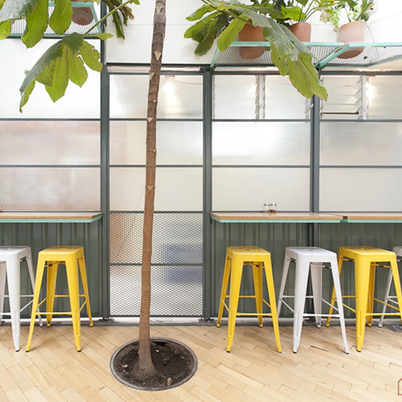 Arbre Ahsap Bar Taburesi Sari Iskelet 73 Cm Sari Tabla Trendyol