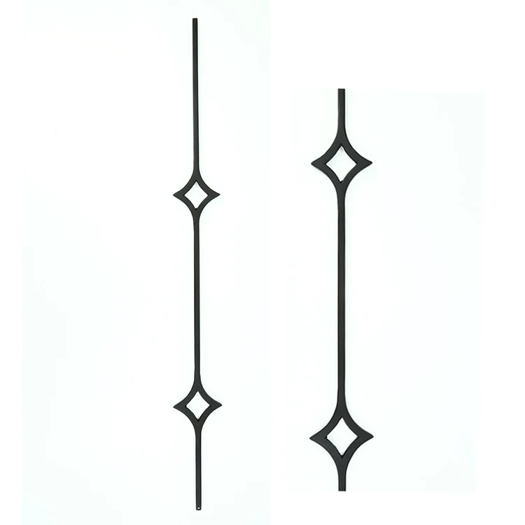 Decorative iron railing artwork