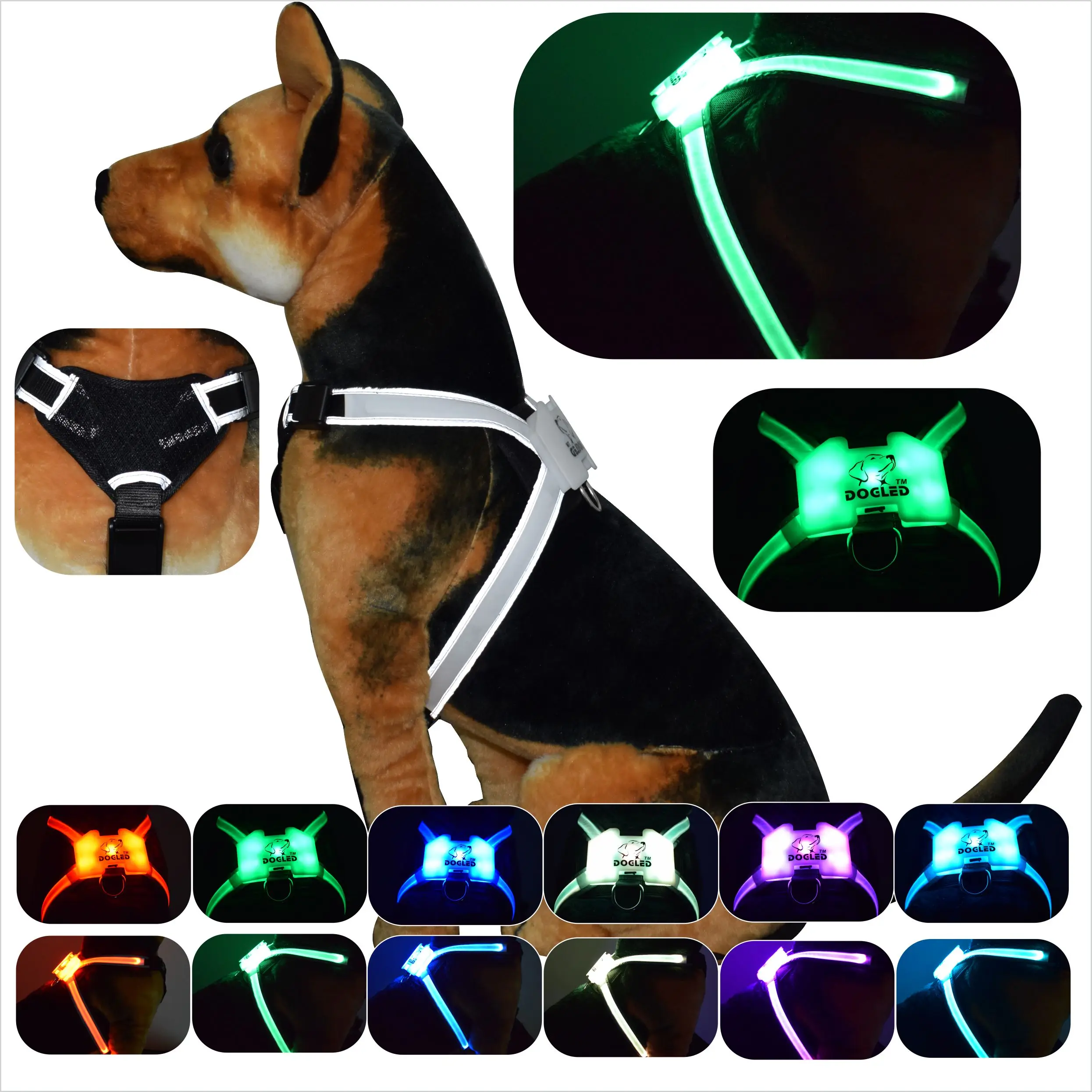 CC imon mulitcolor Hot elling Dog Leashes Harness & Collars USB rechargeable,2 Pieces, Multicolor
CC imon mulitcolor Hot elling Dog Leashes Harness & Collars USB rechargeable,2 Pieces, Multicolor