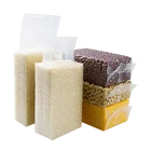 food grade customized rice and beans brick plastic bag