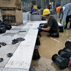 Adjustable plastic balcony floor paver support pedestal