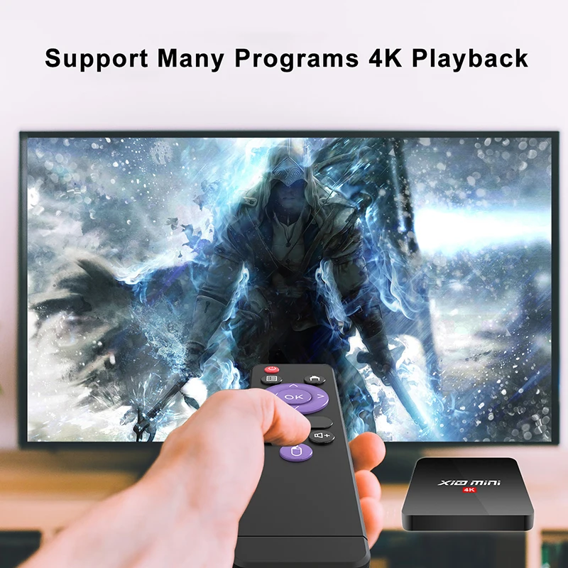 Cheapest 2GB 16GB Rock Chip 3228A  X10 MINI Support OEM Android 9.0 4K Ott Smart VS Rk3229 Tv Box PX X96  MINI Used For Watching